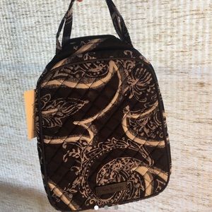 Navy iconic pattern Vera Bradley lunch box